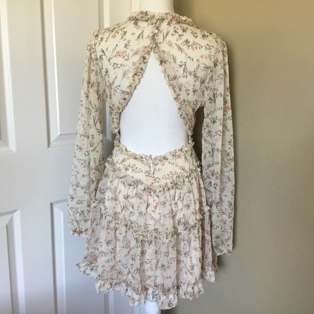 Destiny Calls Floral Ruffle Dress - Picture 7 of 11